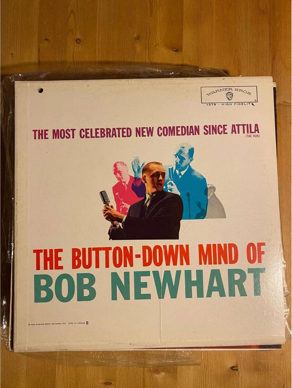 The Button-Down Mind Of Bob Newhart Vintage 33rpm VG+ AB28